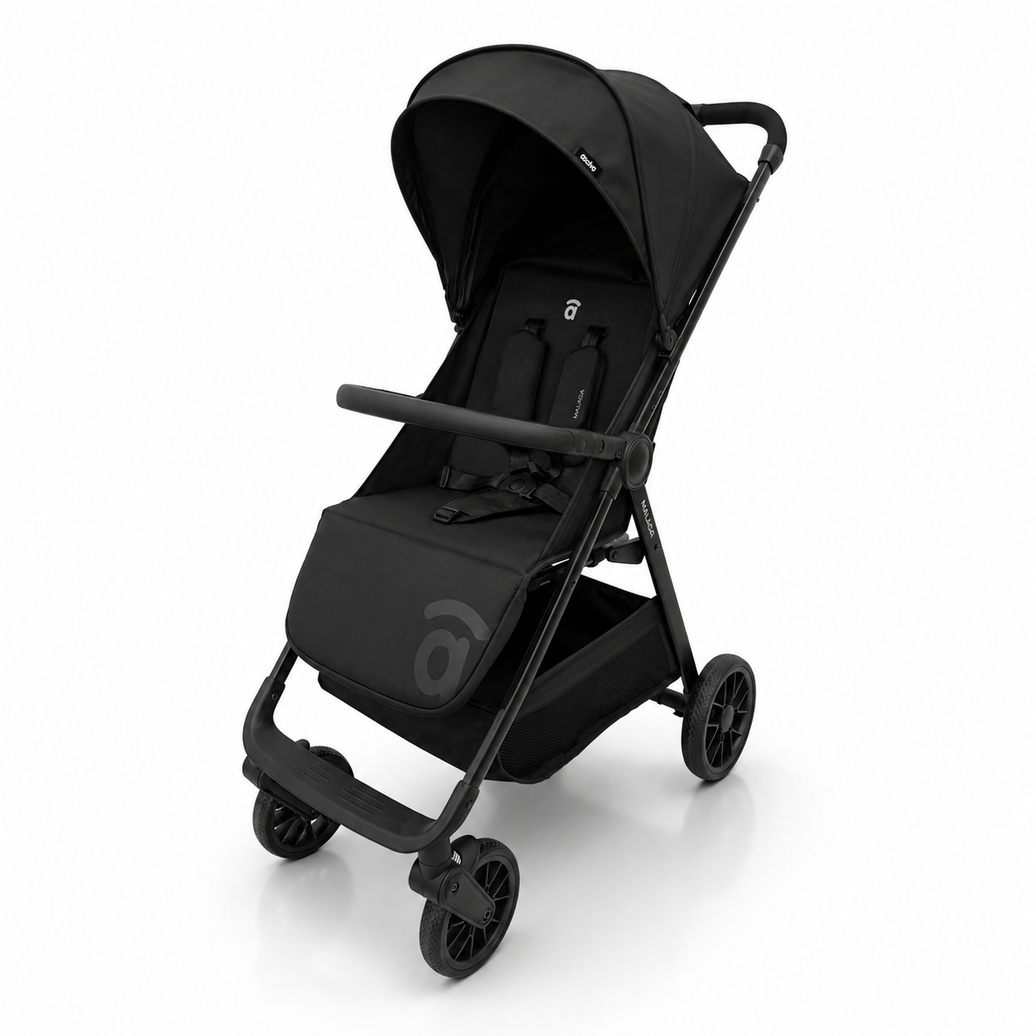 Málaga black stroller