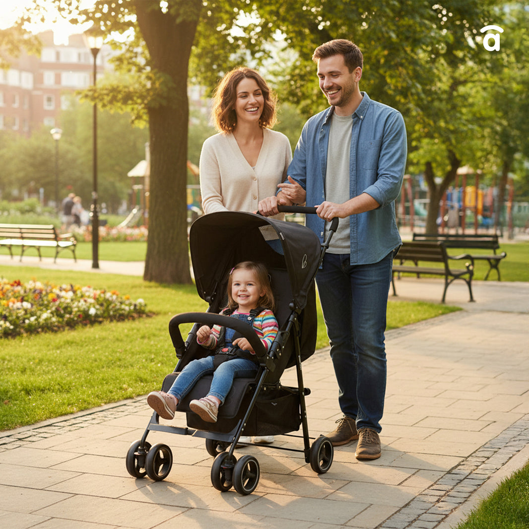 Berlin black stroller