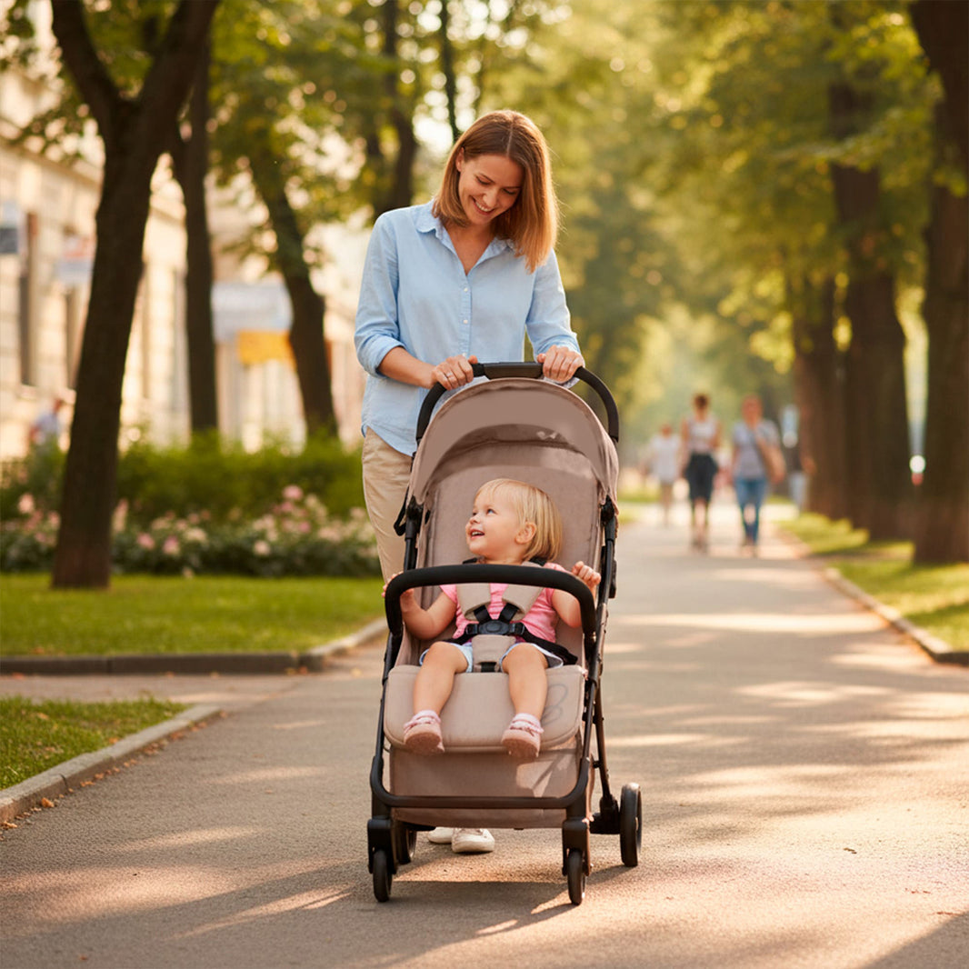 Hito beige stroller