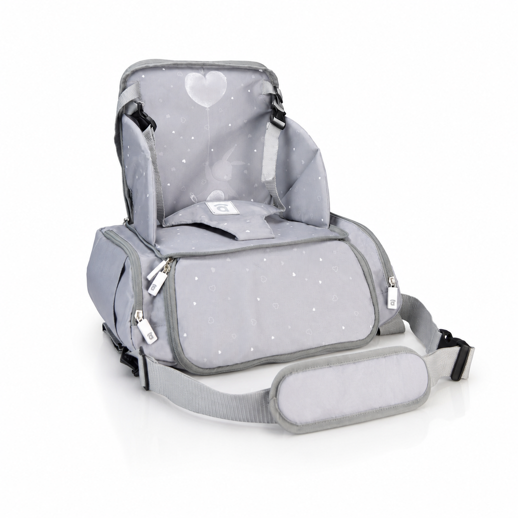 Travel Highchair - Gray Sushi Bag