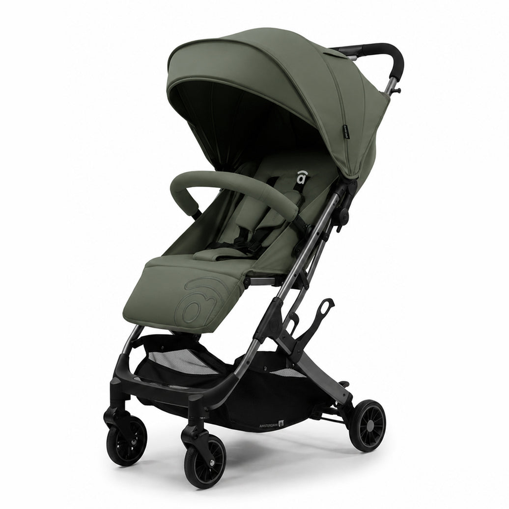 Amsterdam green stroller
