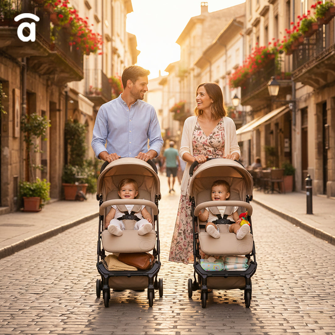 Tumbuctu beige stroller