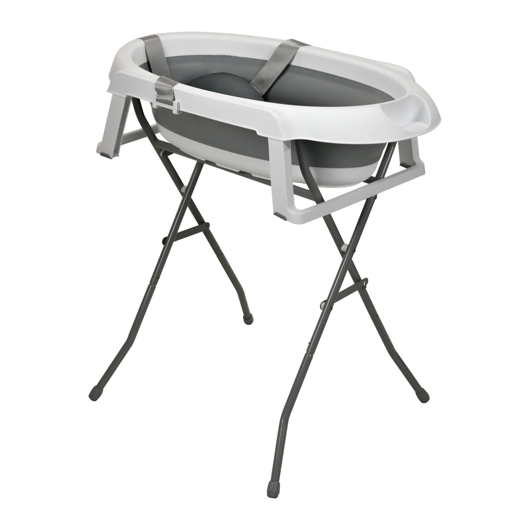 Folding bathtub with legs and Luigi reducer