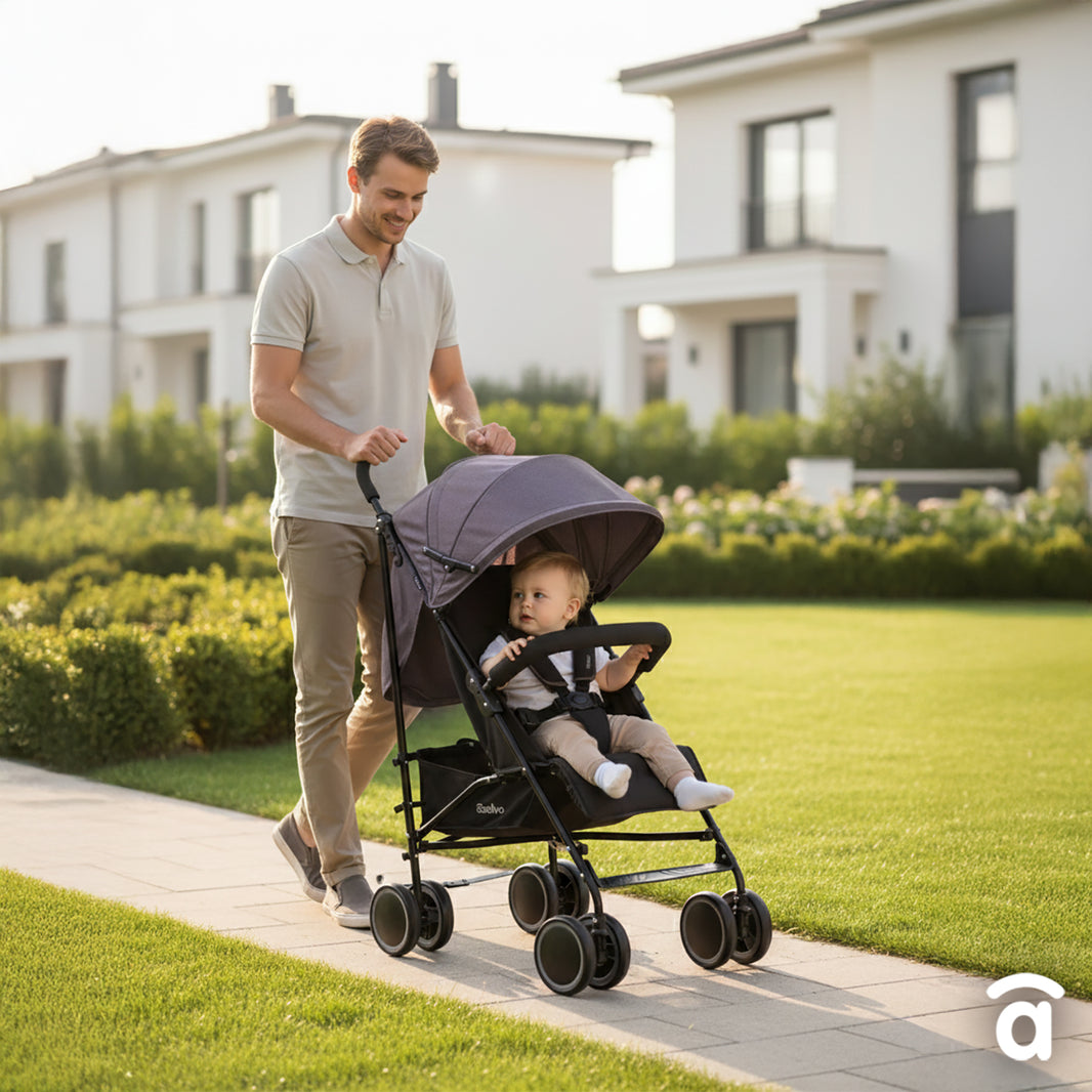 Tokyo Anthracite stroller