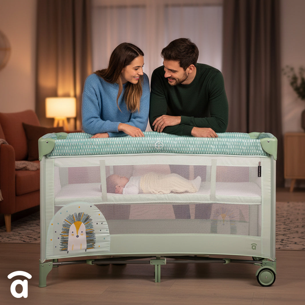 Complet Duo Hedgehog travel cot