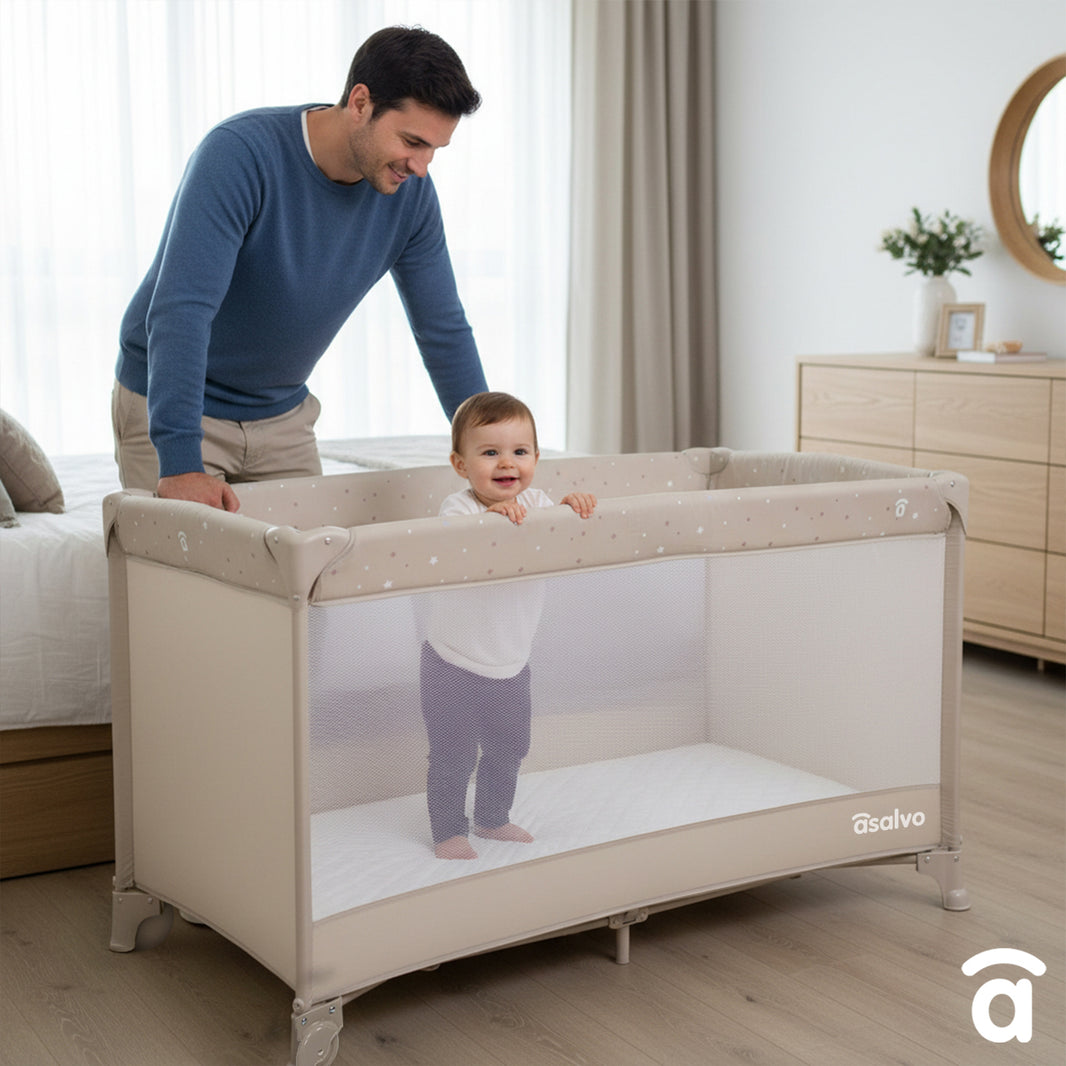 Balearic Travel Crib 2 beige