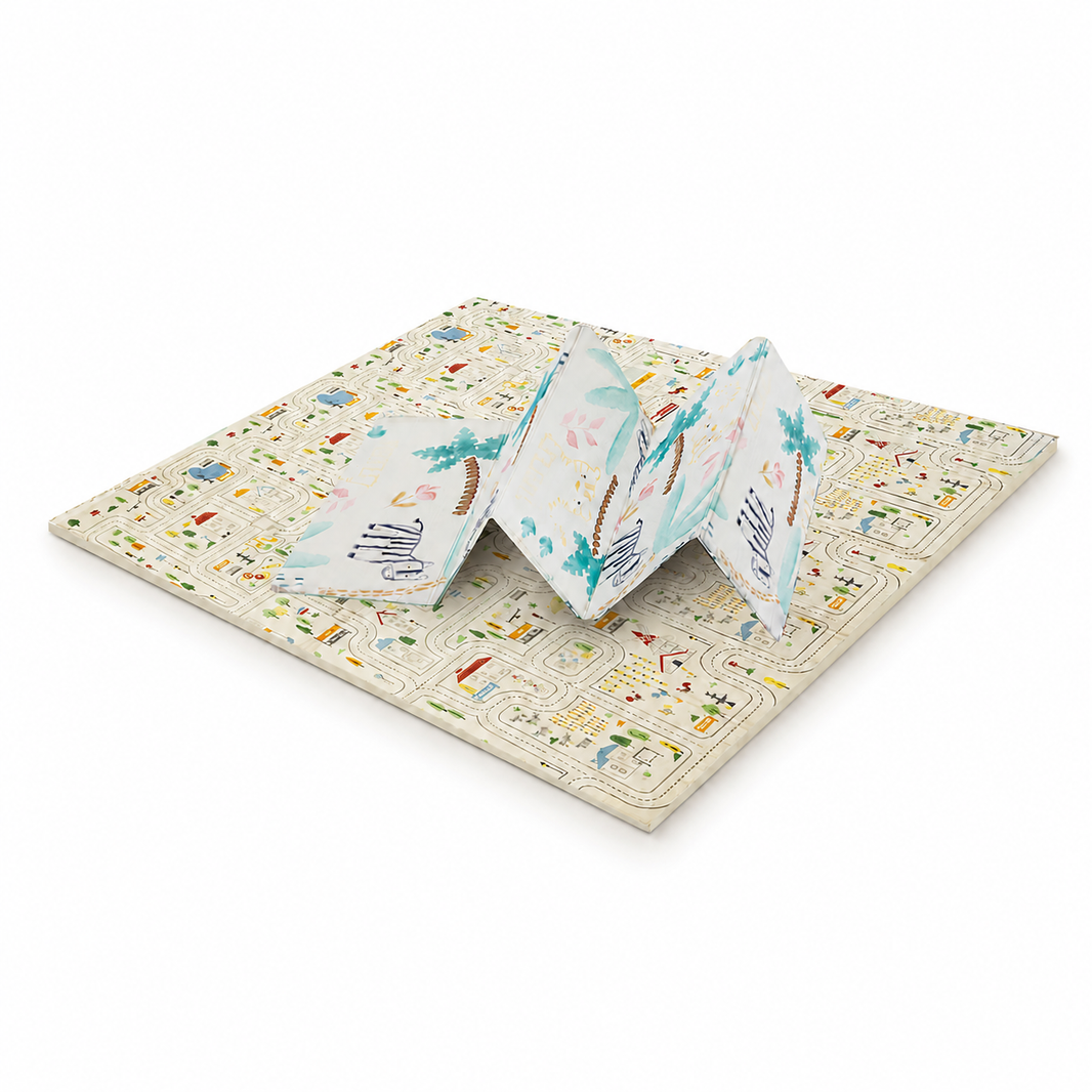 Tapis de jeu pliable XXL Animals-City