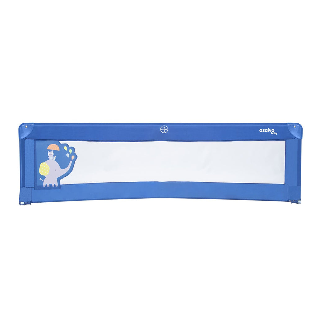 150cm Bed Barrier for Standard Bed Blue Elephant