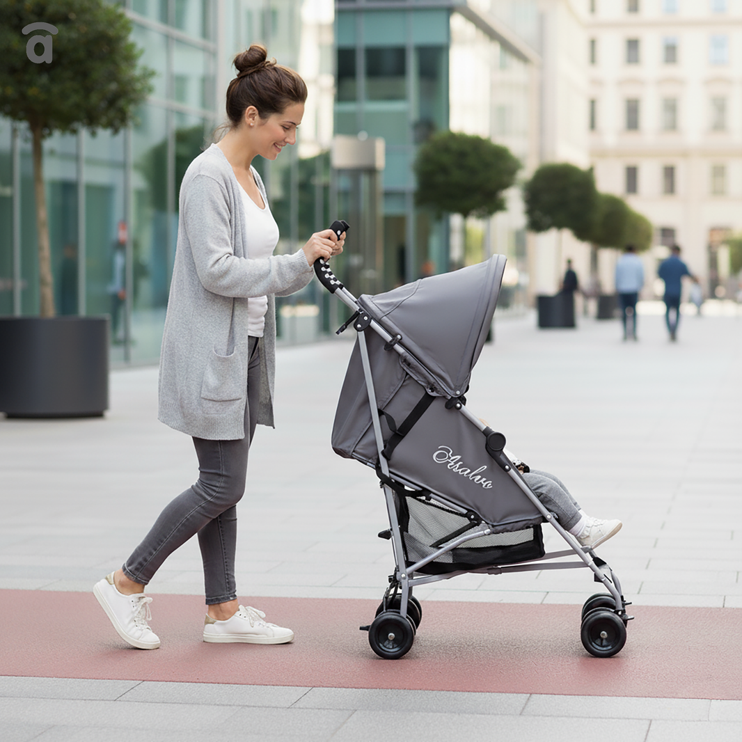 Yolo Raccoon Pink Stroller