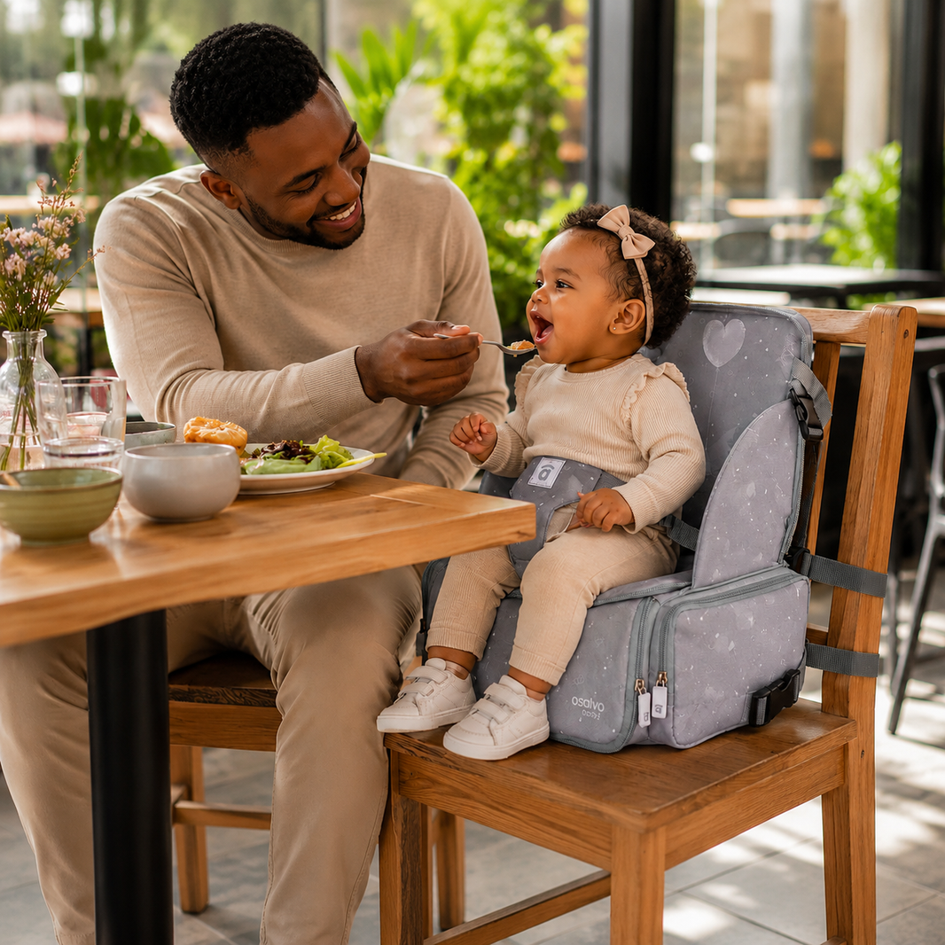 Travel Highchair - Gray Sushi Bag
