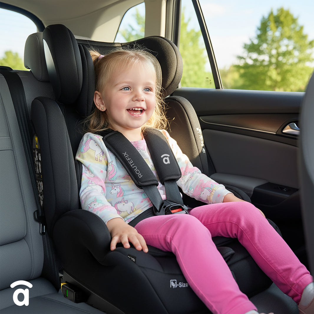 RouteFix Black Car Seat