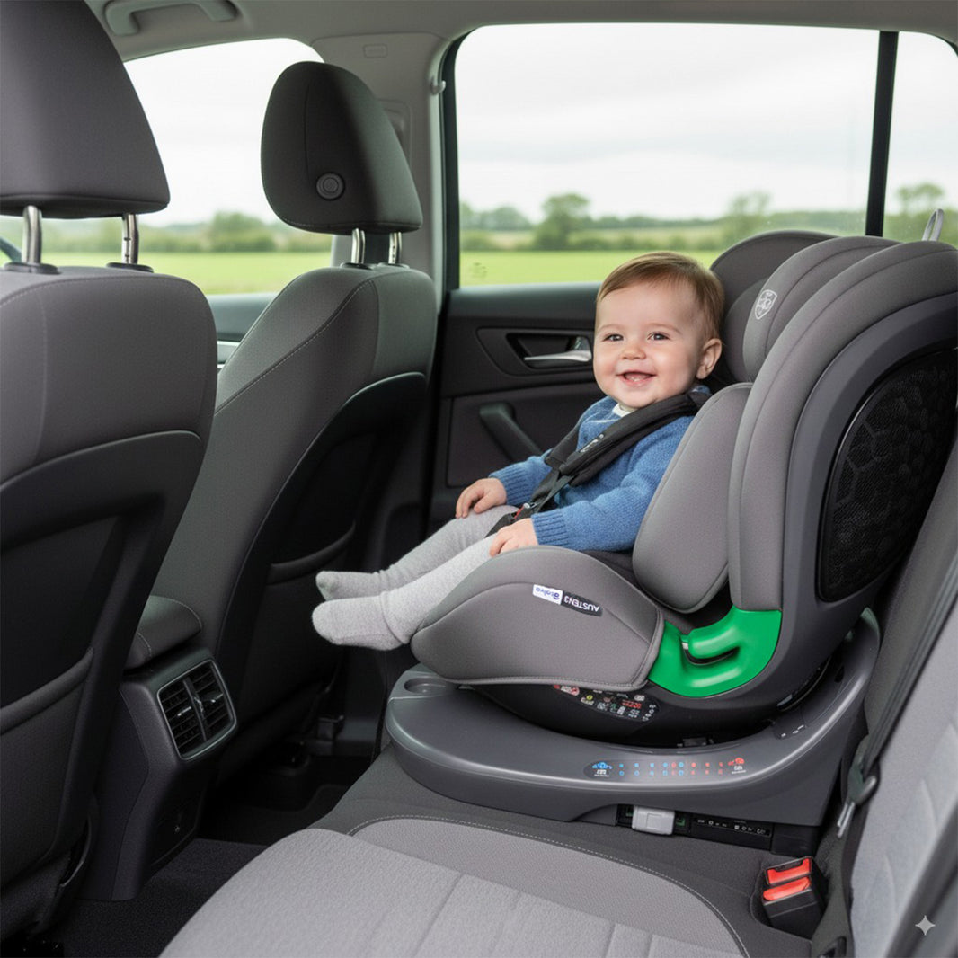 Austen 3 Gray Car Seat