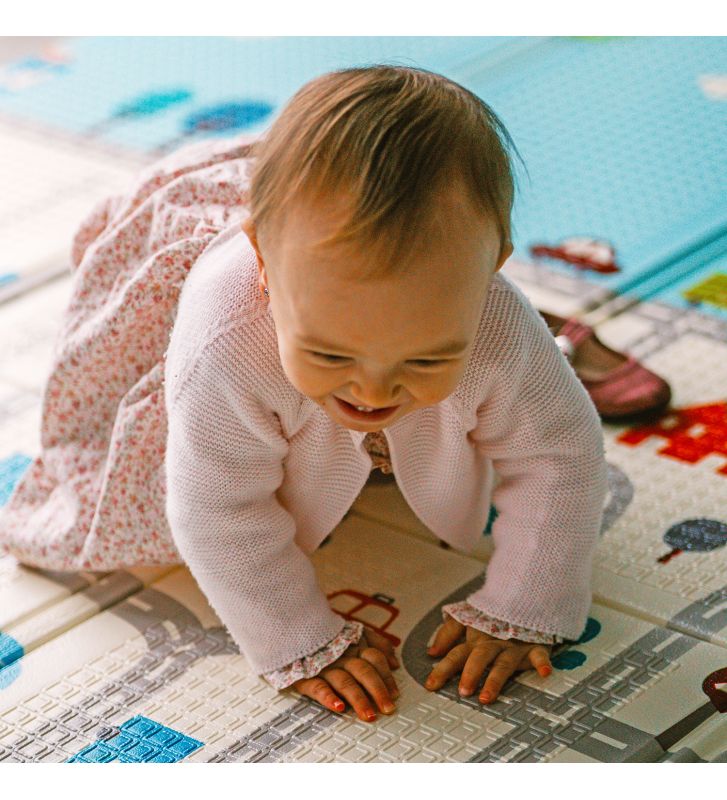 alfombra bebé plegable