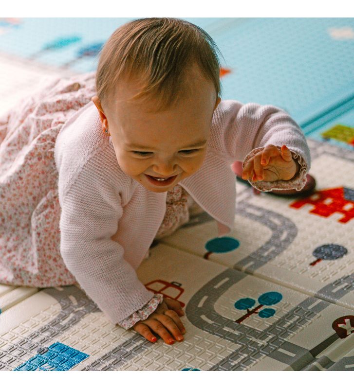 alfombra bebé plegable