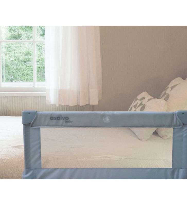 Barrera cama aglomerado gris Fox 50x87x3cm