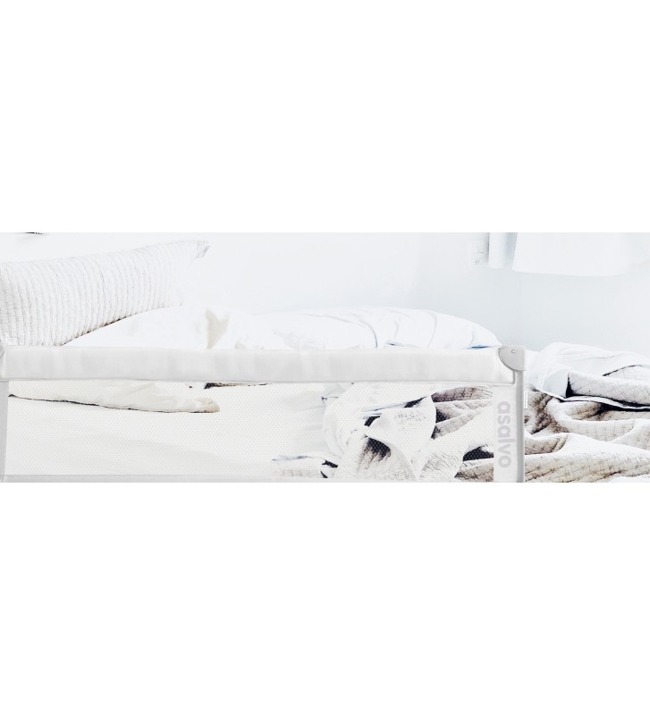 Barrera cama aglomerado blanco 45x87x2cm Nube