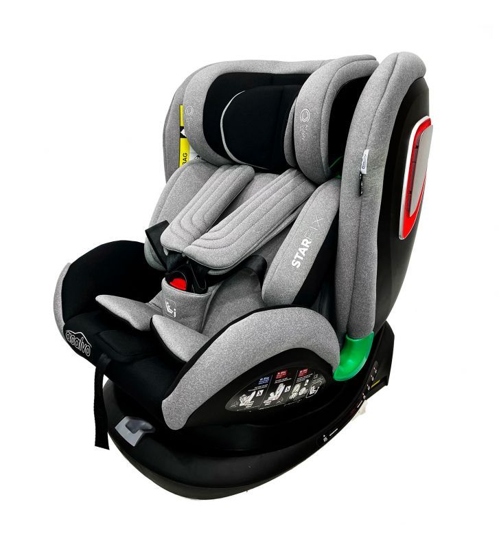 Siège auto isofix Safety Baby Seaty 360° Gris