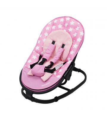 BABY BOUNCER STARS PINK