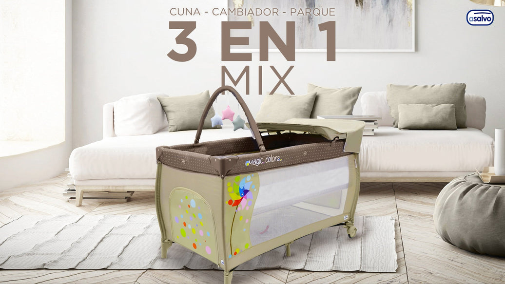Cuna de viaje MIX, un producto 3 en 1 para tu bebé