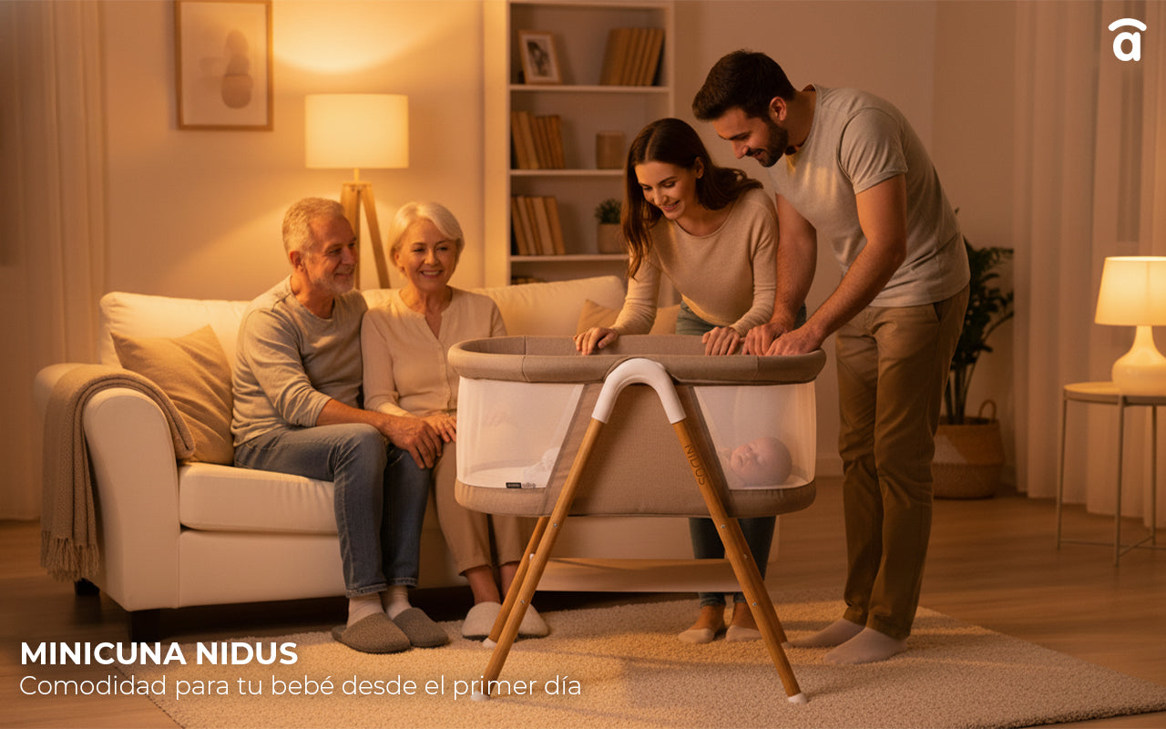 Banner 2 de Nidus Beige Mini Crib