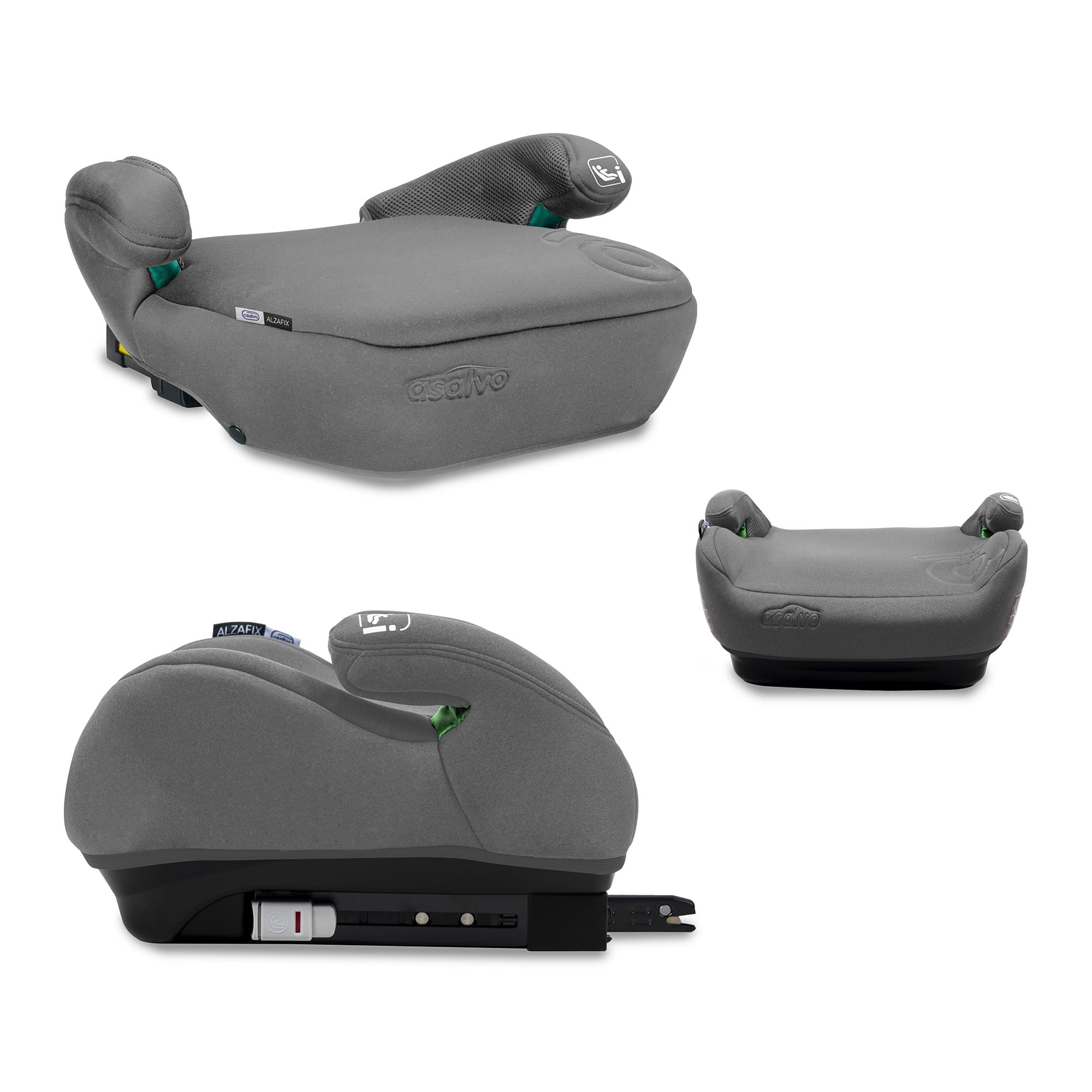 Gray Alzafix I-Size Car Seat