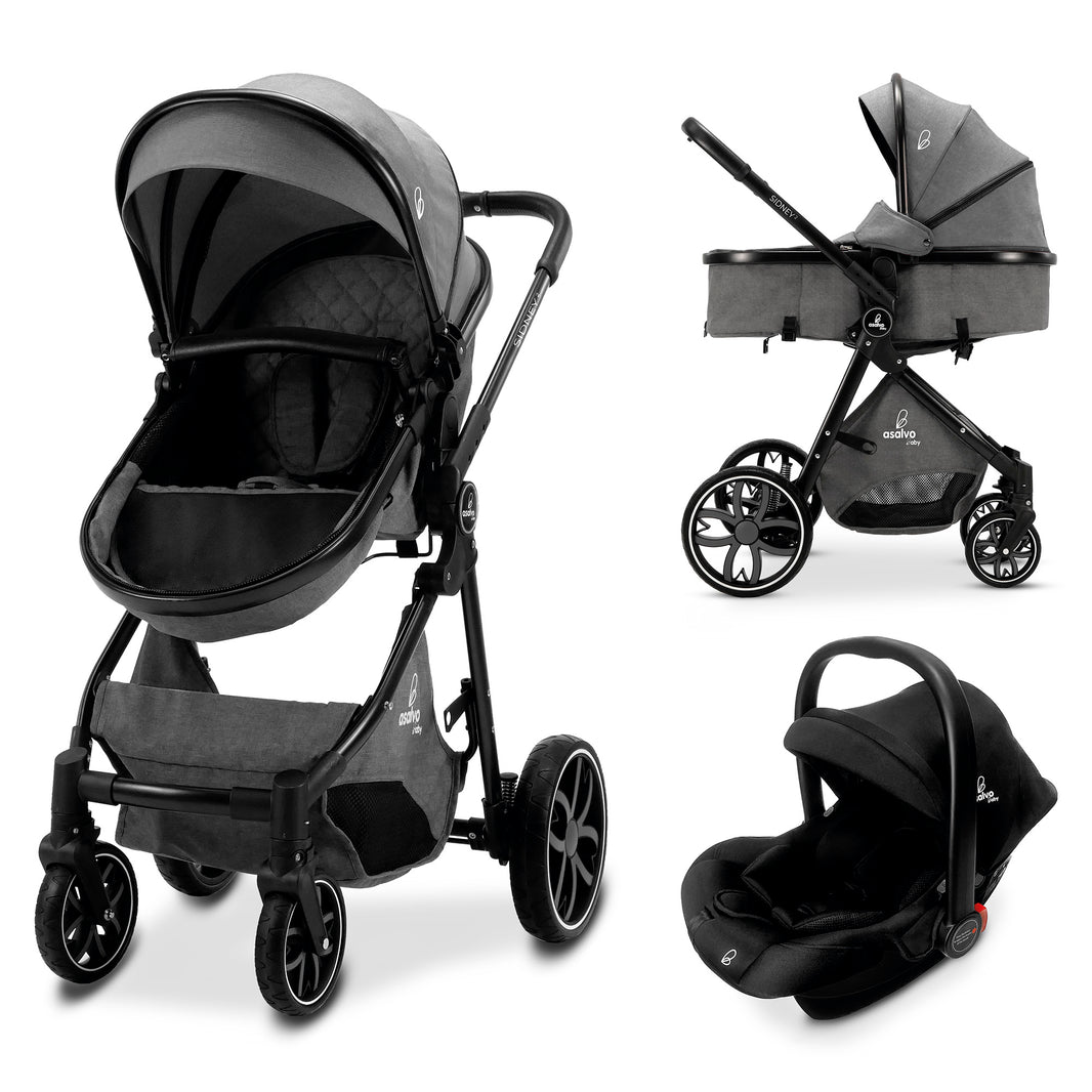 Sidney Convertible Trio 2 Gray
