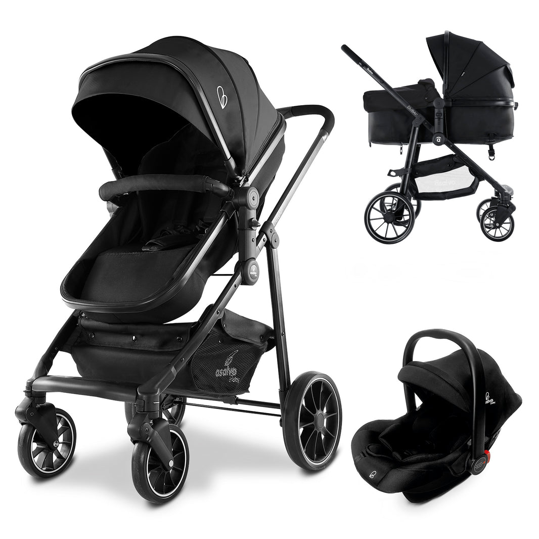 Dubai Convertible Trio 2 Black