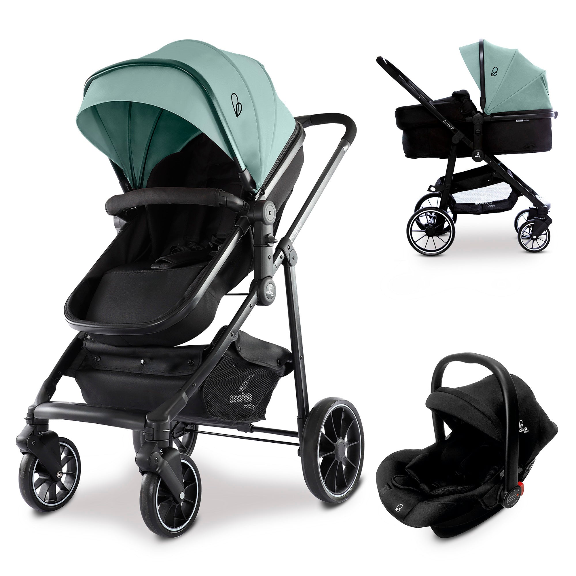 Dubai Convertible Trio 2 Olive