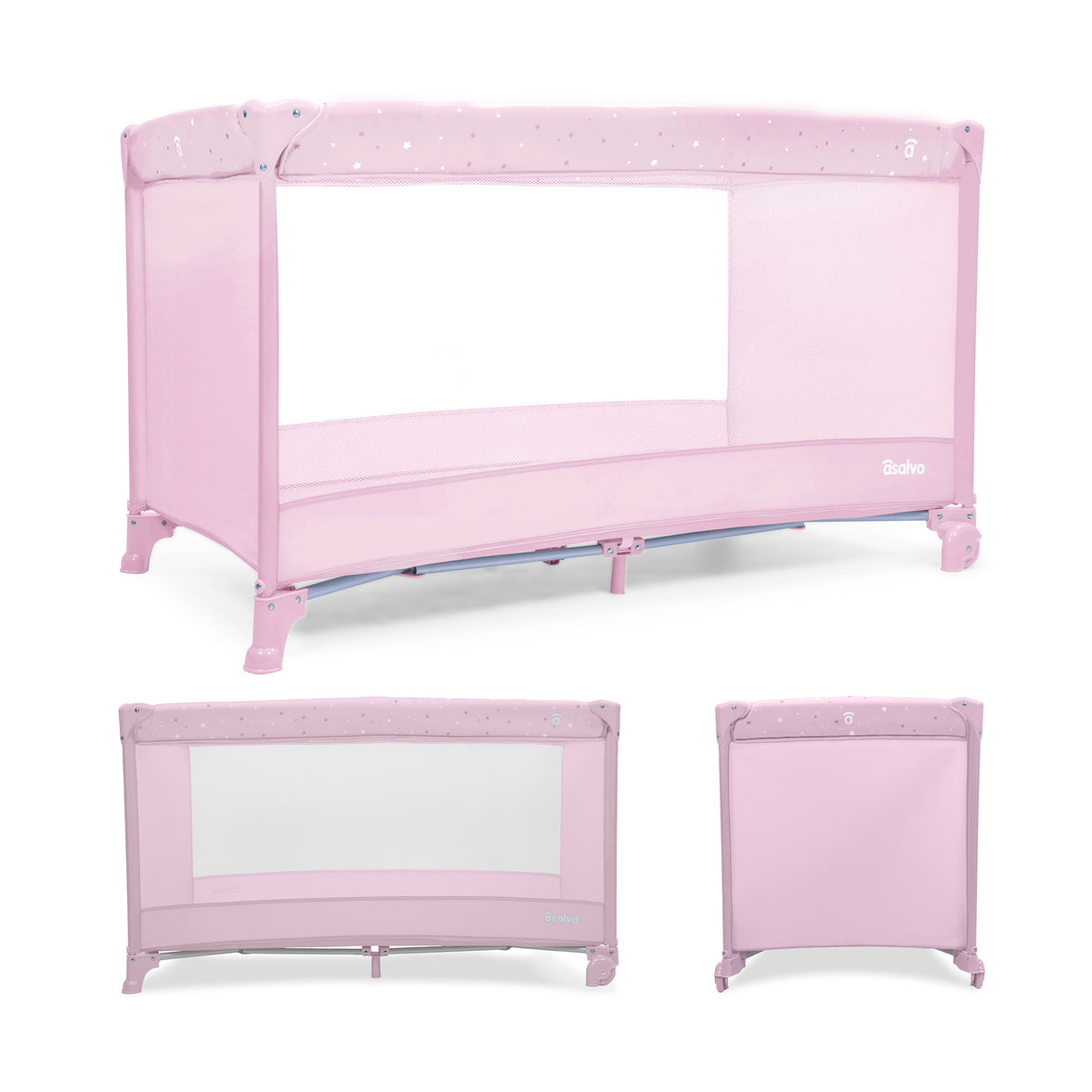 Berço de viagem Baleares 2 rosa