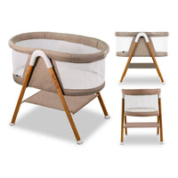 Nidus Beige Mini Crib