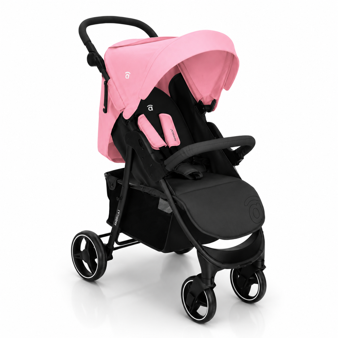 Poussette America 3 rose