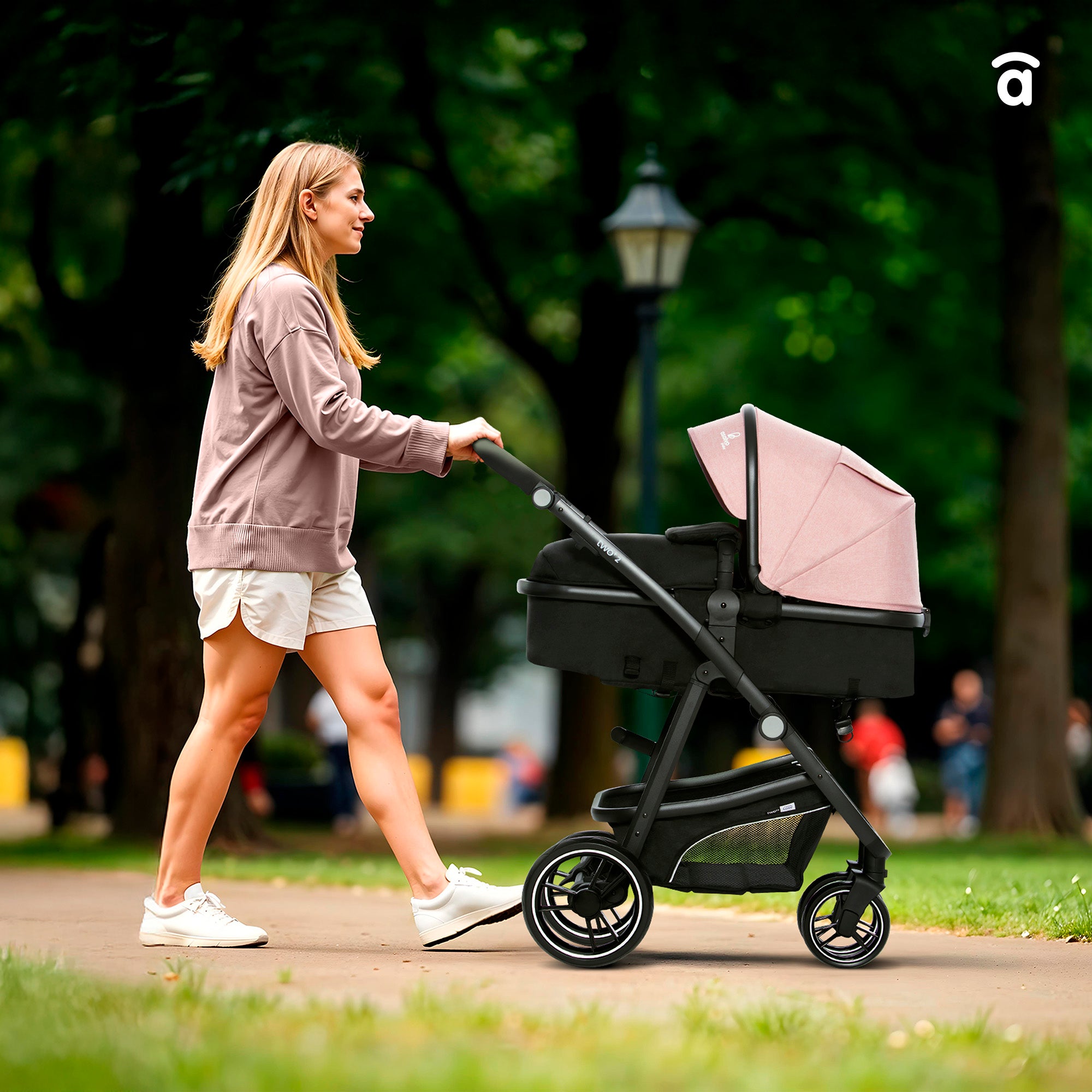 Convertible Trio Two+ 2 Pink