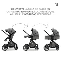 Sidney Convertible Trio 2 Gray