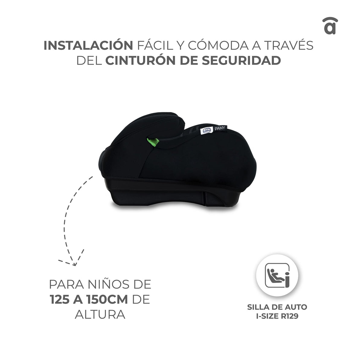 Car Seat I-Size Pamy black