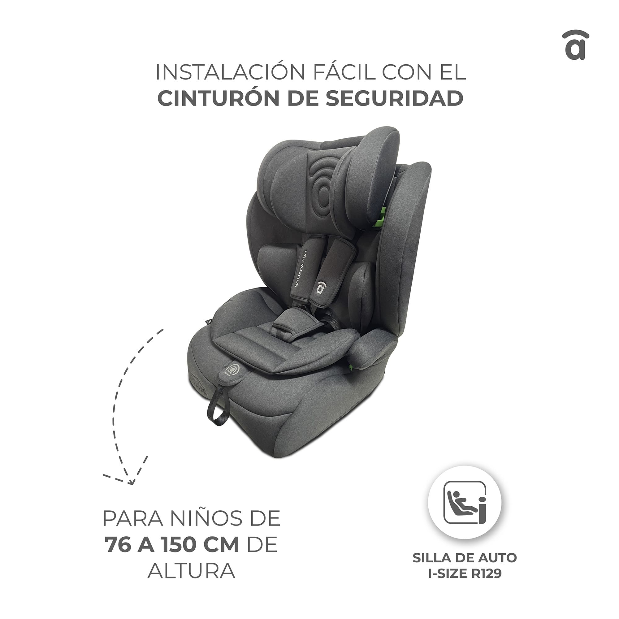 Nomad Pro Gray Car Seat