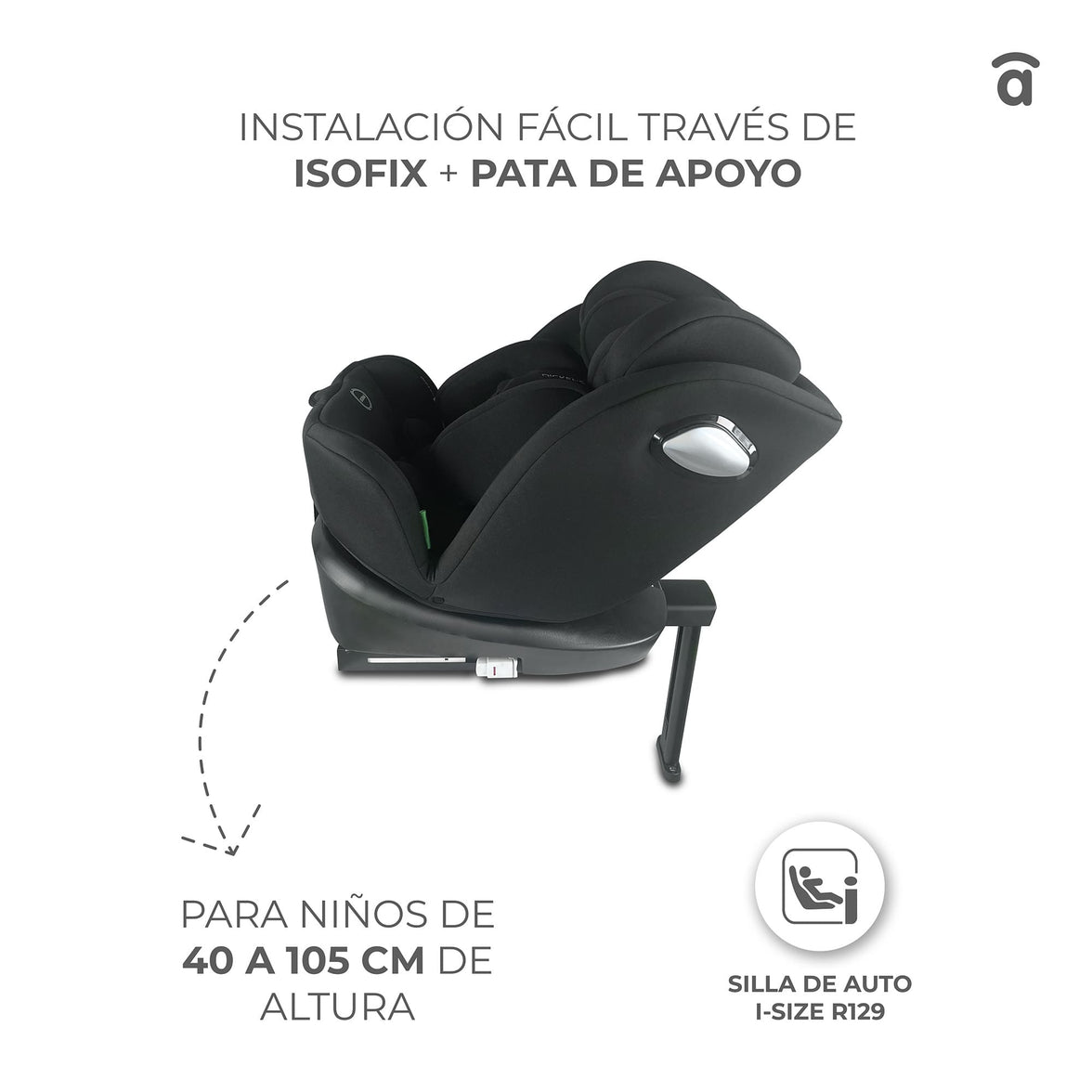 Silla de auto Tolkien negro