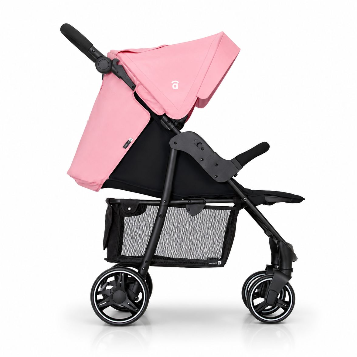 Poussette America 3 rose