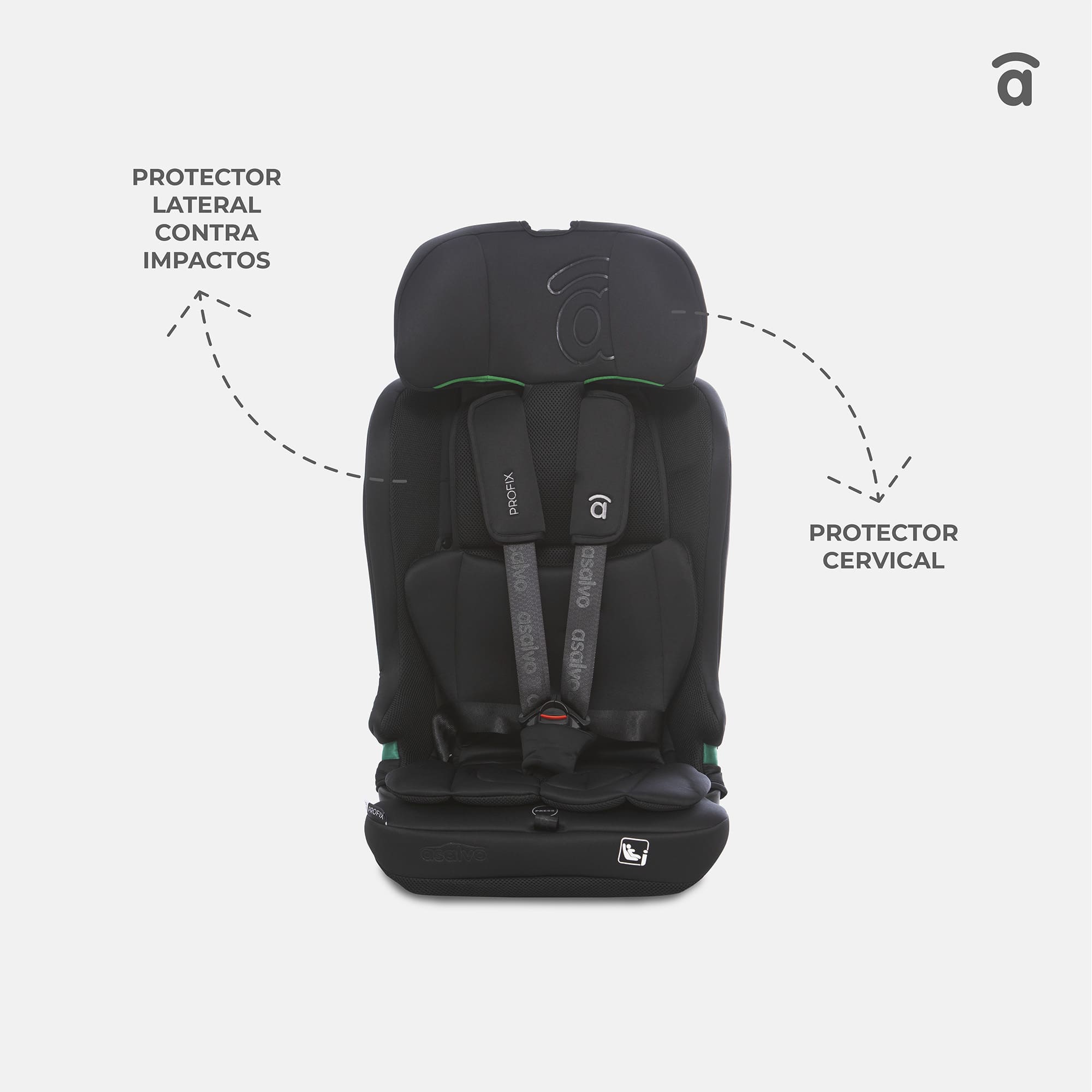 Cadeira auto I-Size Profix preta