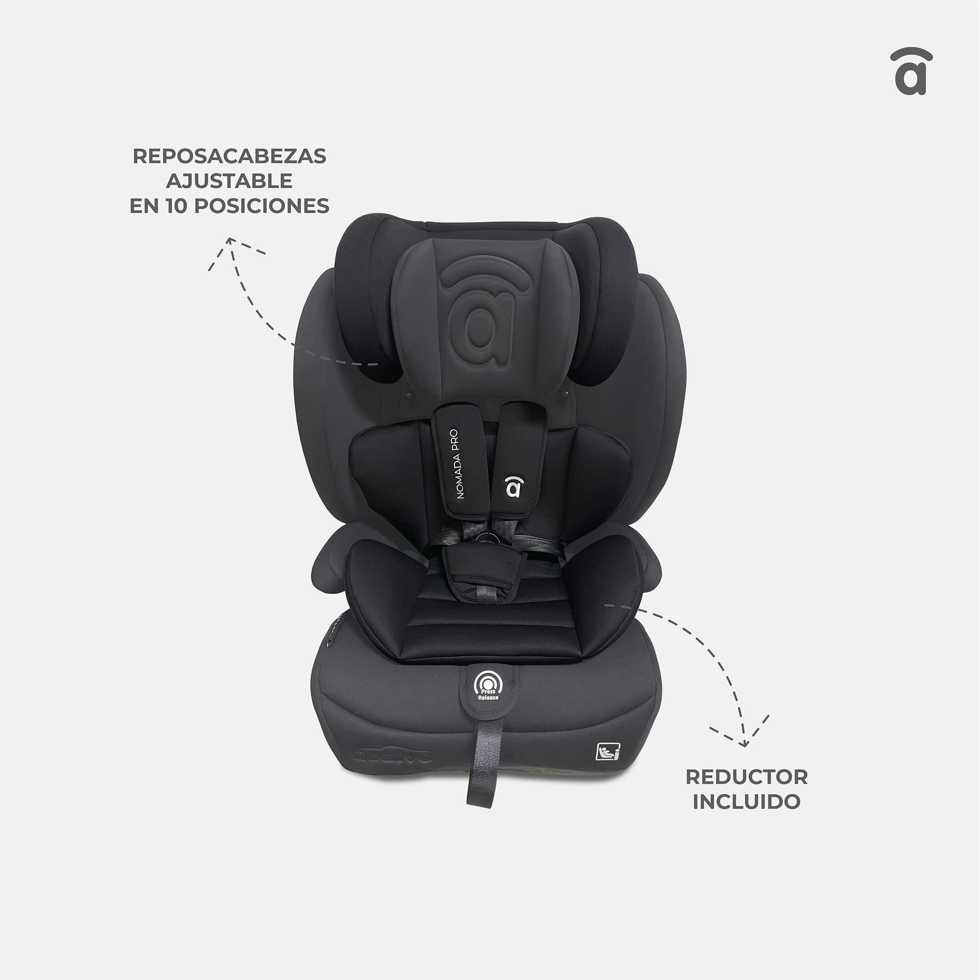 Nomad Pro Black Car Seat