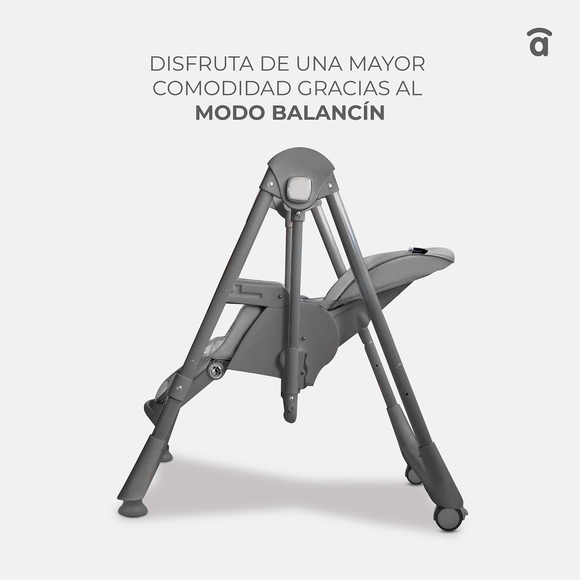 Basmati high chair convertible into swing