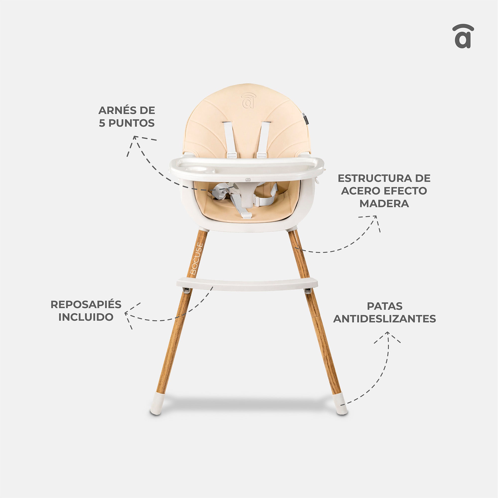 Bocuse 2-in-1 high chair