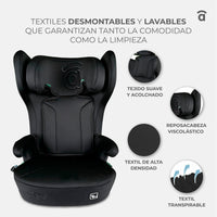 Kipling black car seat