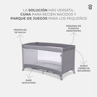 Gray Creta travel cot