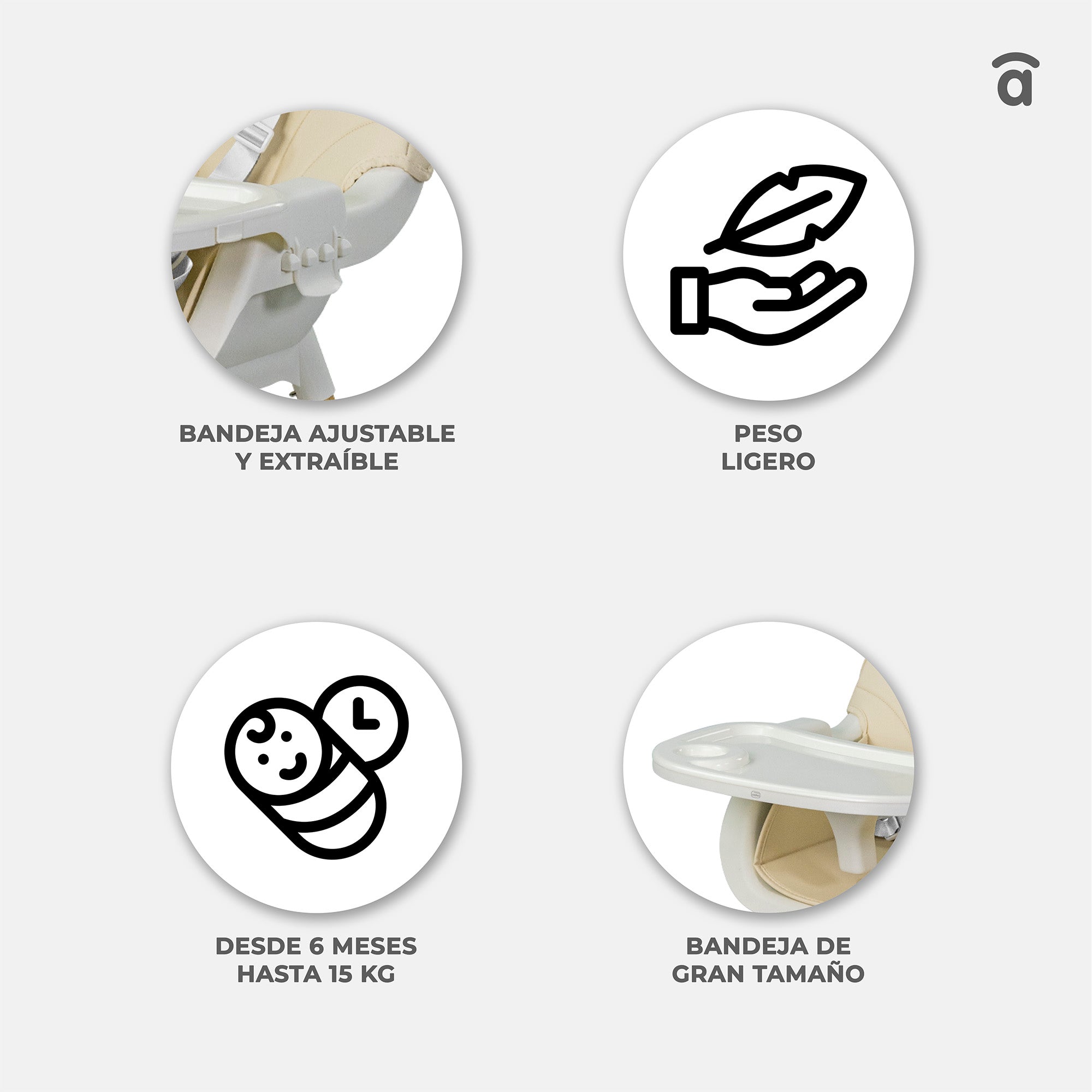 Bocuse 2-in-1 high chair