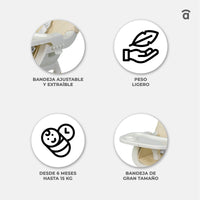 Bocuse 2-in-1 high chair