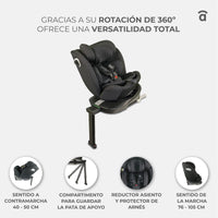 Silla de auto Tolkien negro
