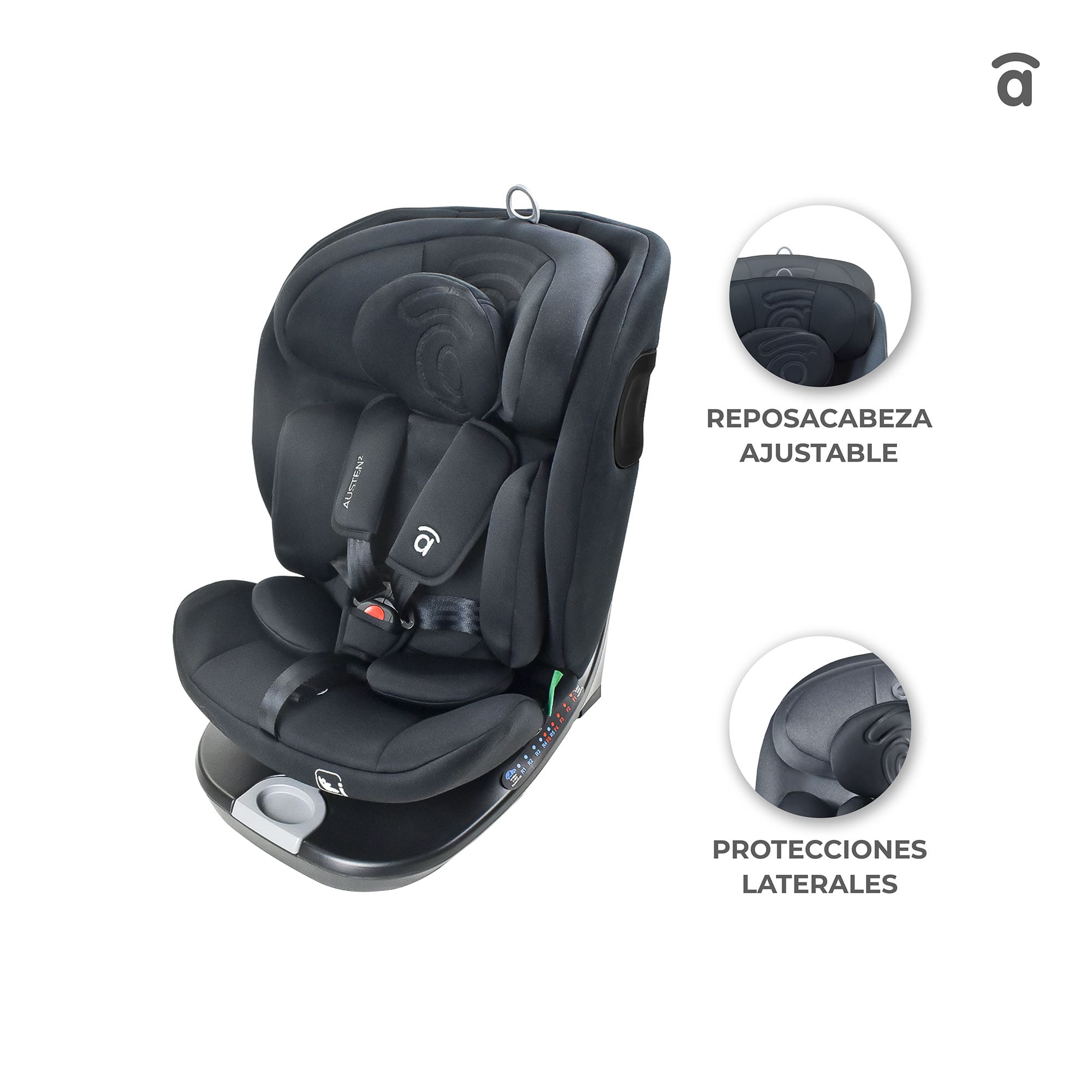Siège d'auto I-Size Austen 2 gris