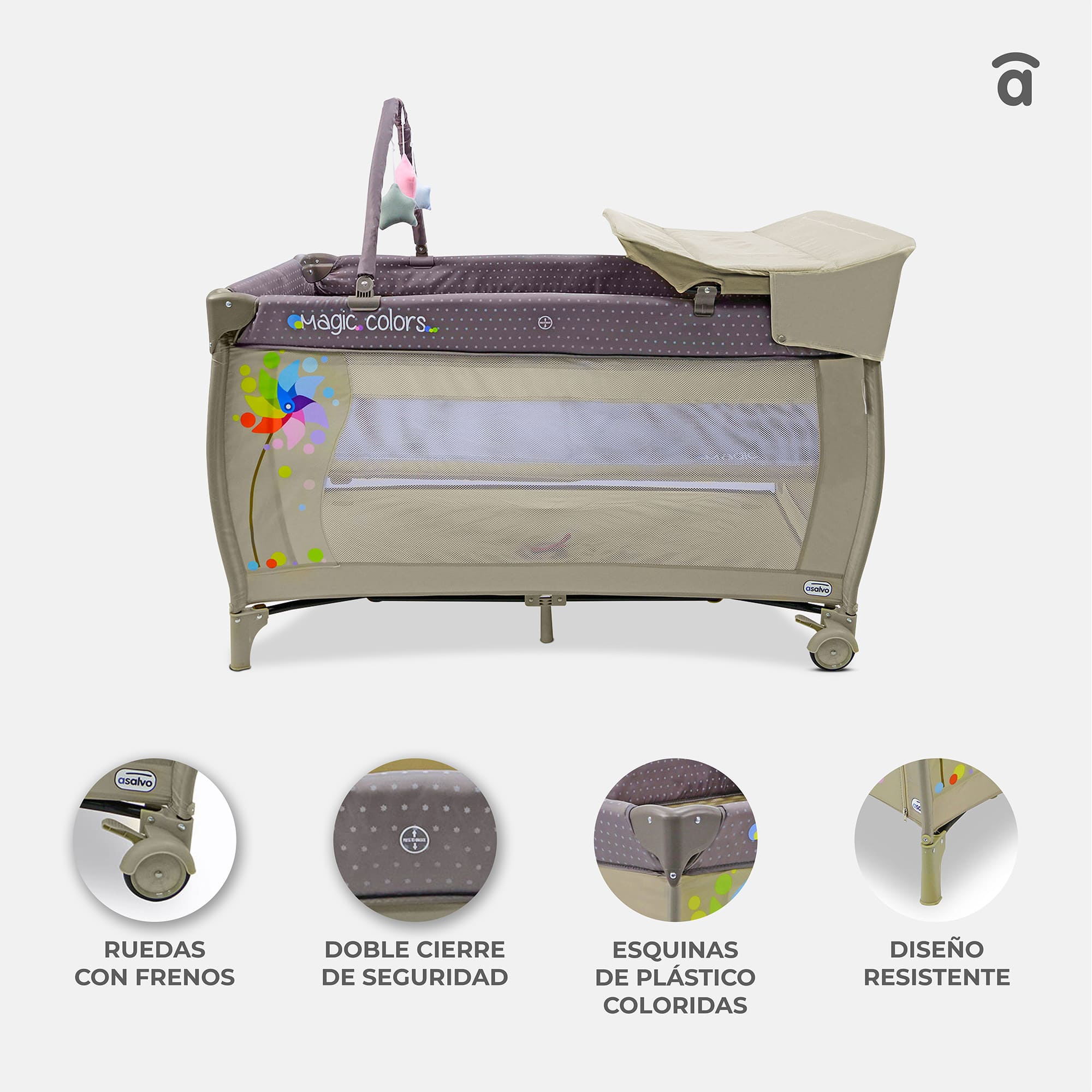 Complete Travel Crib Plus Grinder