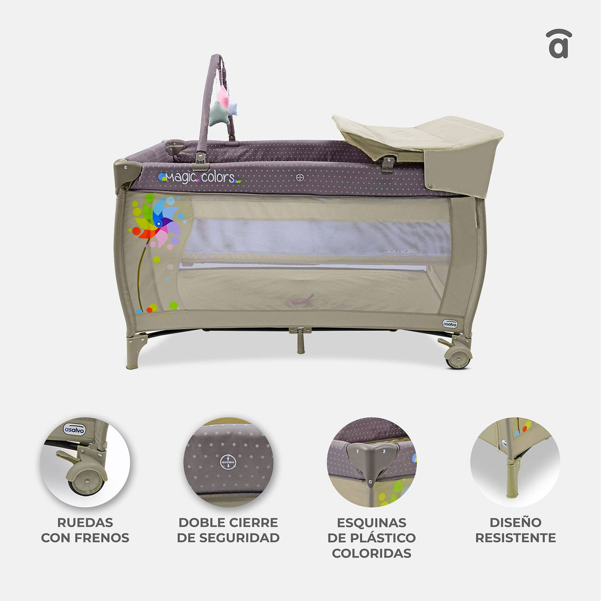 Complete Travel Crib Plus Grinder