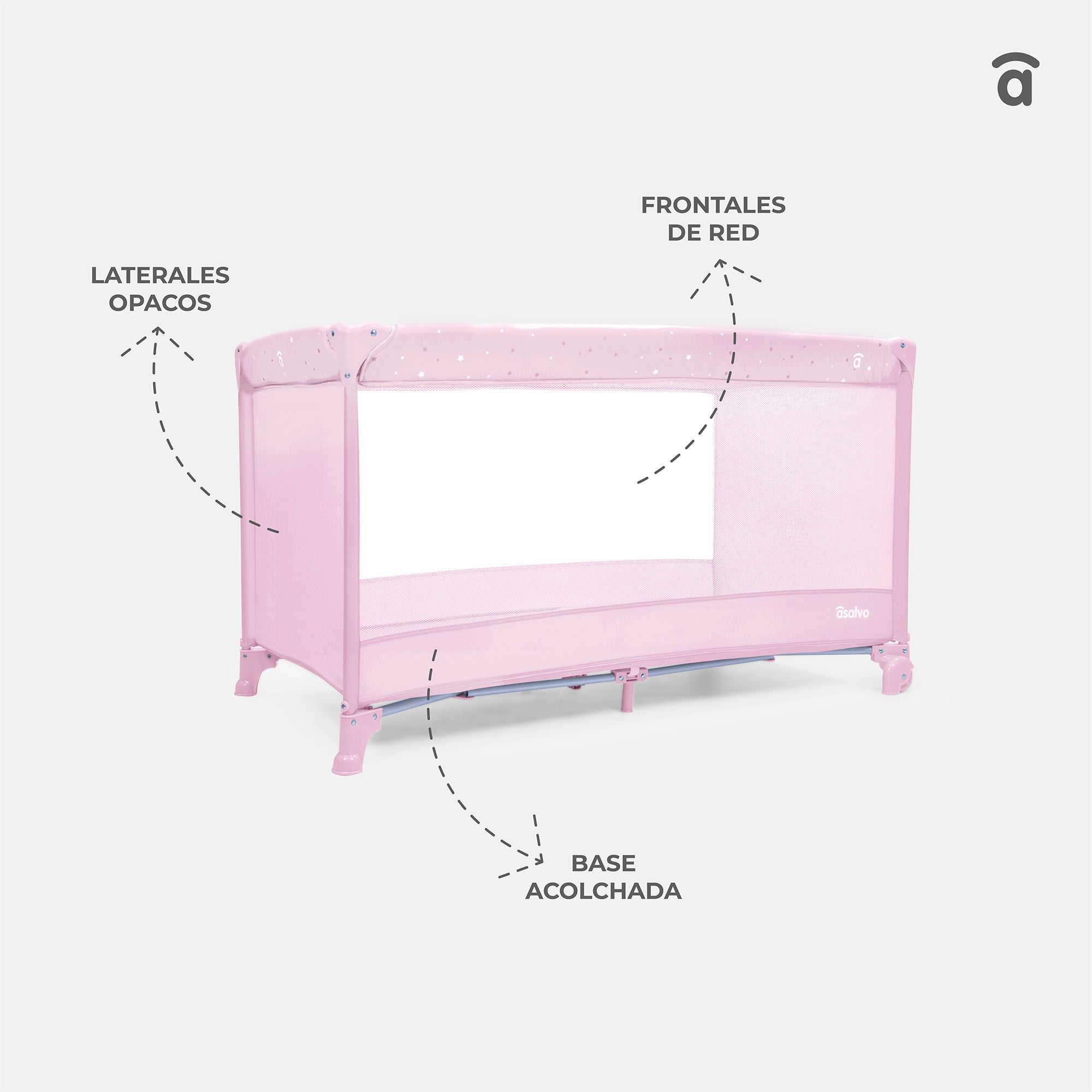 Balearic Travel Crib 2 gray